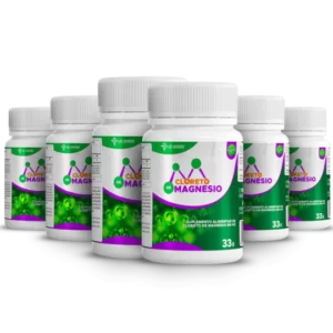 6 Potes Cloreto de Magnesio